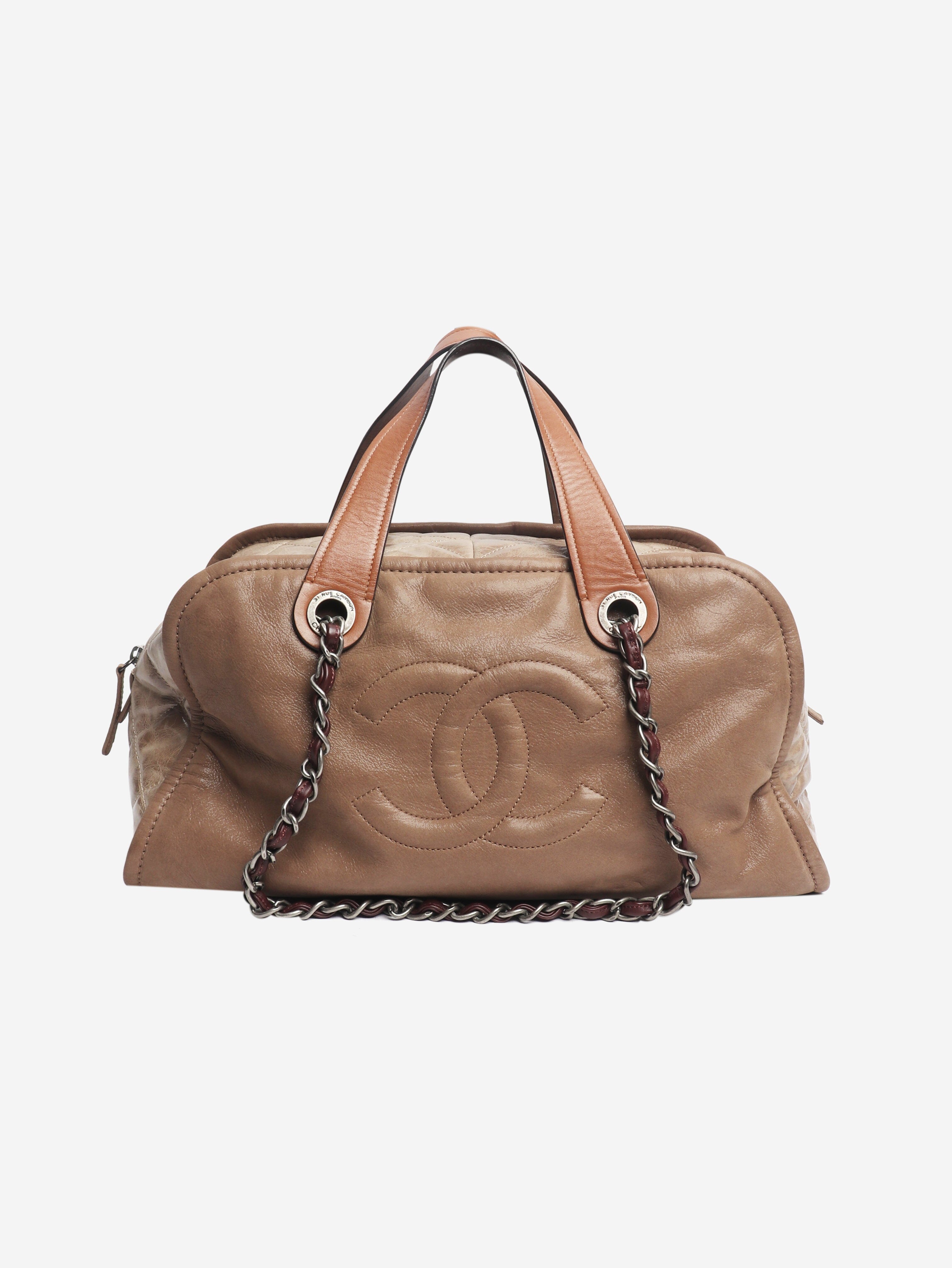 Brown 2010 leather 2way bag Shoulder bags Chanel 