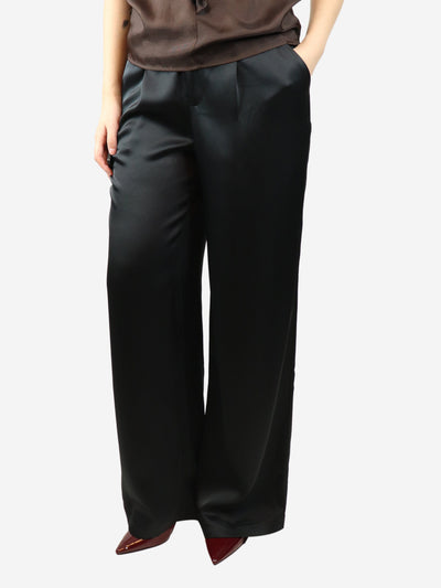 Black satin wide-leg trousers - size S Trousers Varley 