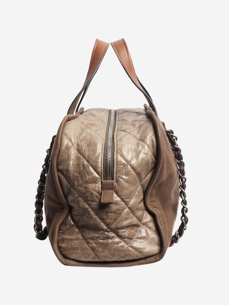 Brown 2010 leather 2way bag Shoulder bags Chanel 