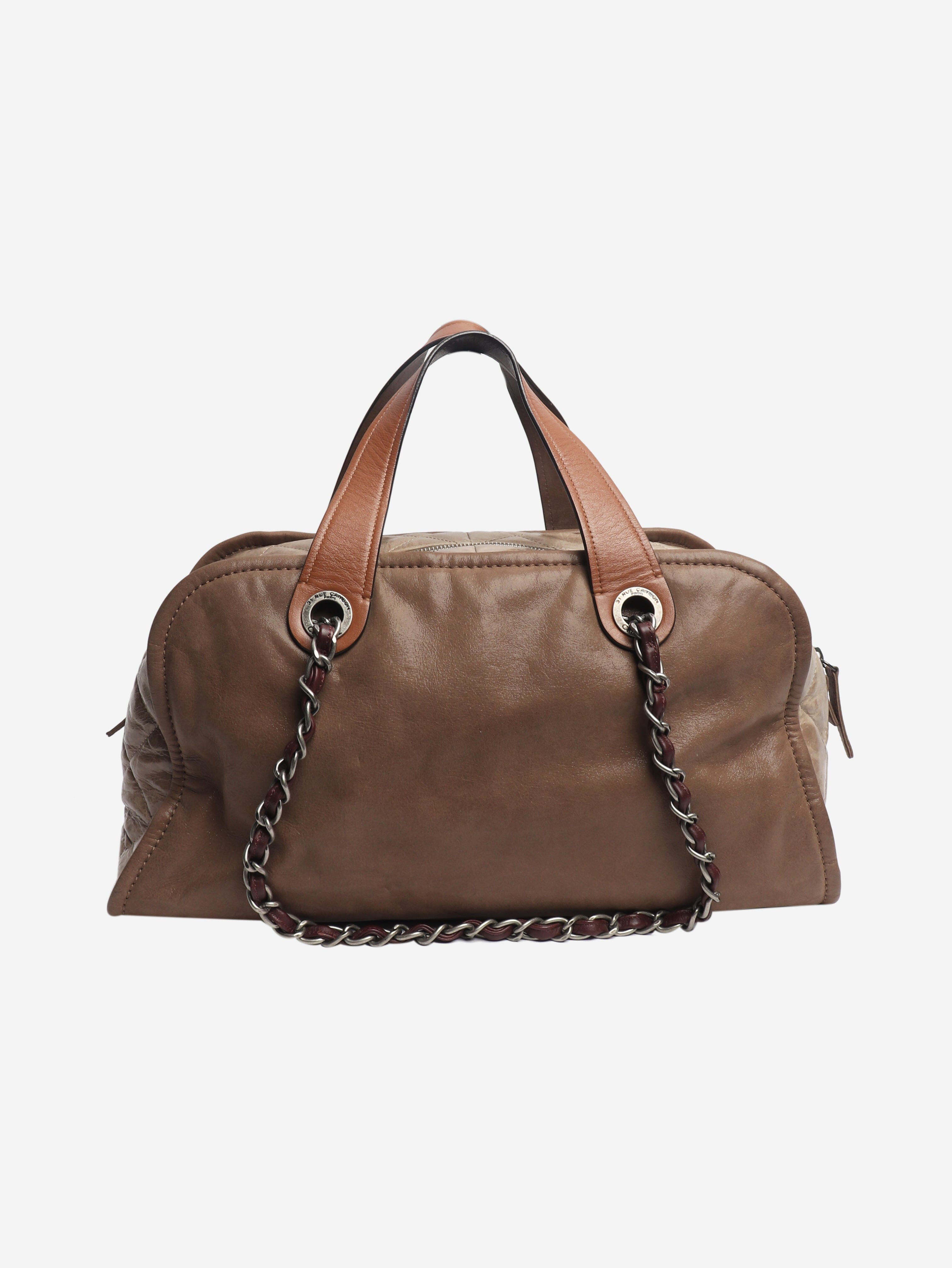 Brown 2010 leather 2way bag Shoulder bags Chanel 