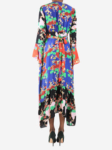 Rixo Multicolour floral midi dress - size S