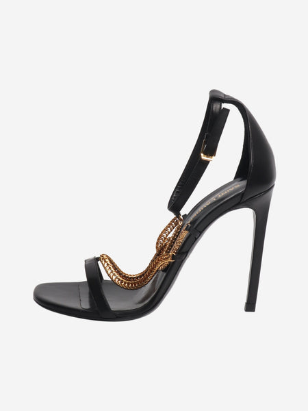 Black and gold chain heels - size EU 38 (UK 5) product image
