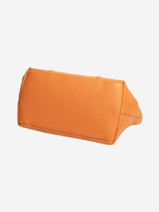 Bottega Veneta Orange reversible leather tote bag
