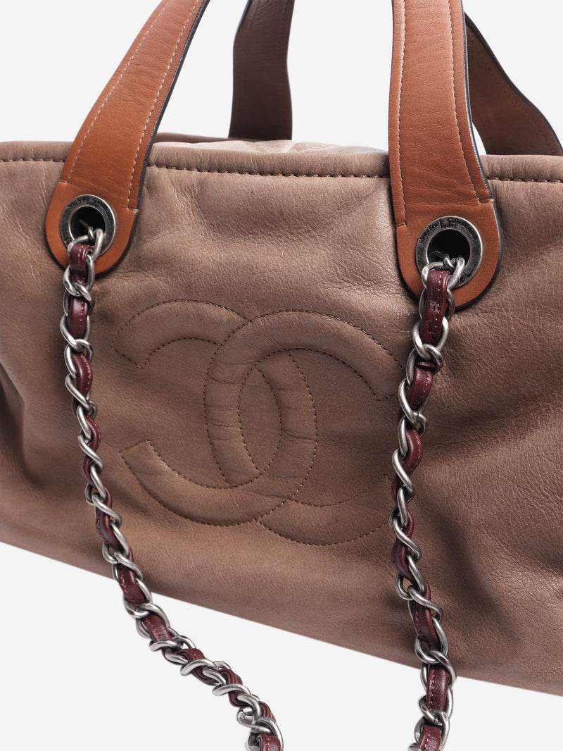 Brown 2010 leather 2way bag Shoulder bags Chanel 