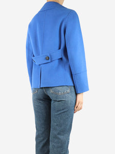 Weekend Max Mara Blue wool peacoat - size UK 10