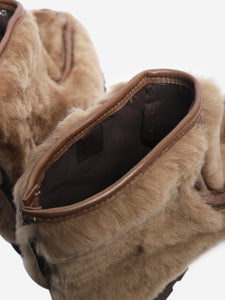 Hereu Brown sheepskin boots - size EU 40