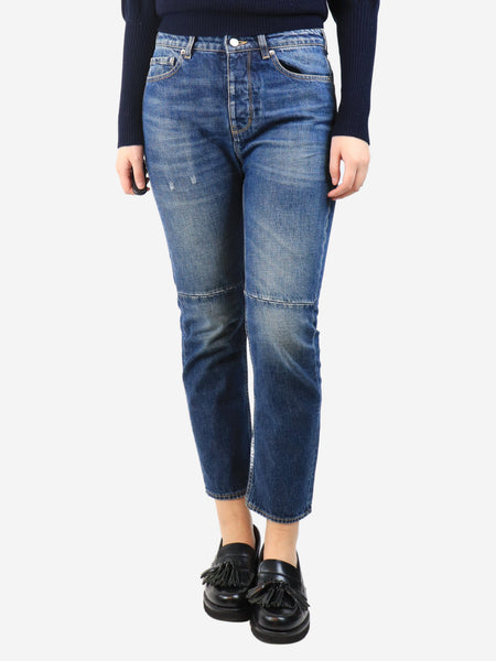 Blue low-rise denim jeans - size UK 10 product image