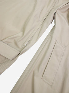 Bottega Veneta Neutral belted trench coat - size UK 8