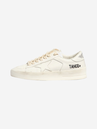 White Stardan leather trainers - size EU 37 Trainers Golden Goose Deluxe Brand 