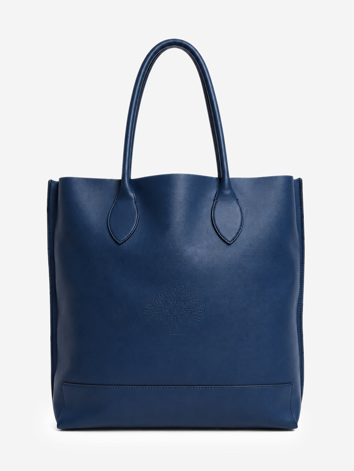 Blue leather Blossom tote bag Tote Bags Mulberry 