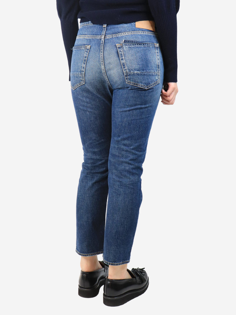 Blue low-rise denim jeans - size UK 10 Trousers Golden Goose 