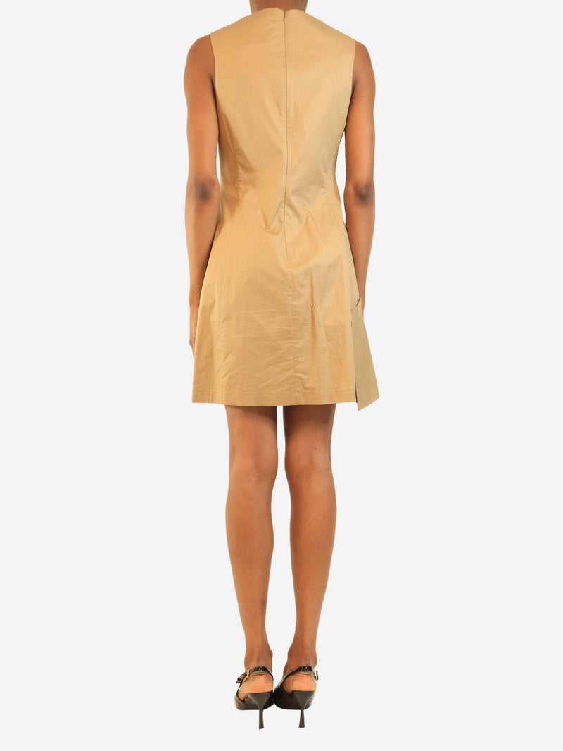 Beige cotton sleeveless mini dress - size UK 4 Dresses 3.1 Phillip Lim 