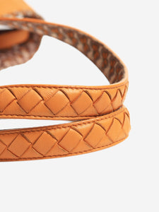Bottega Veneta Orange reversible leather tote bag