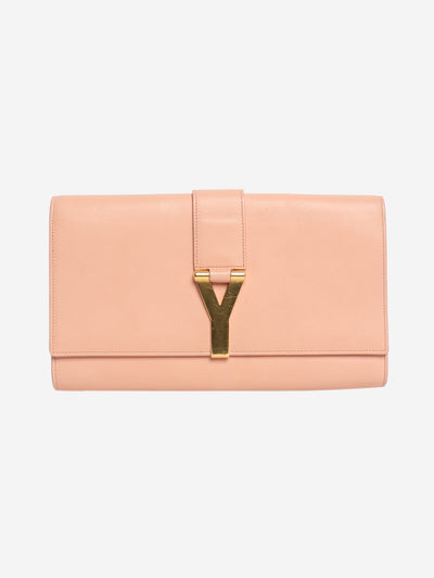 Peach Chyc leather clutch Clutch bags Saint Laurent 