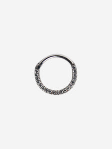 Maria Tash Silver hoop earring