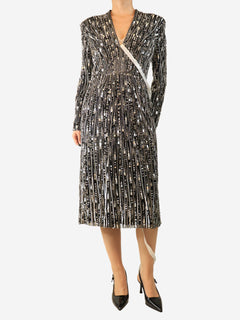 Black bead embellished dress - size UK 14 Dresses Jenny Packham 