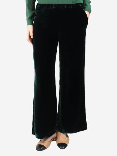 Dark green velvet trousers - size M Trousers Diega 
