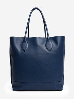 Blue leather Blossom tote bag Tote Bags Mulberry 