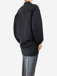 Khaite Black oversized collared dress - UK 6