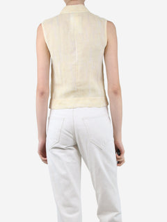 Cream blouse Tops Chanel 