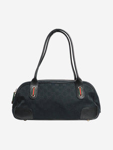 Gucci Black GG canvas Princess Web Sherry Line bag