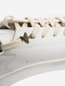 Golden Goose Deluxe Brand White Stardan leather trainers - size EU 37