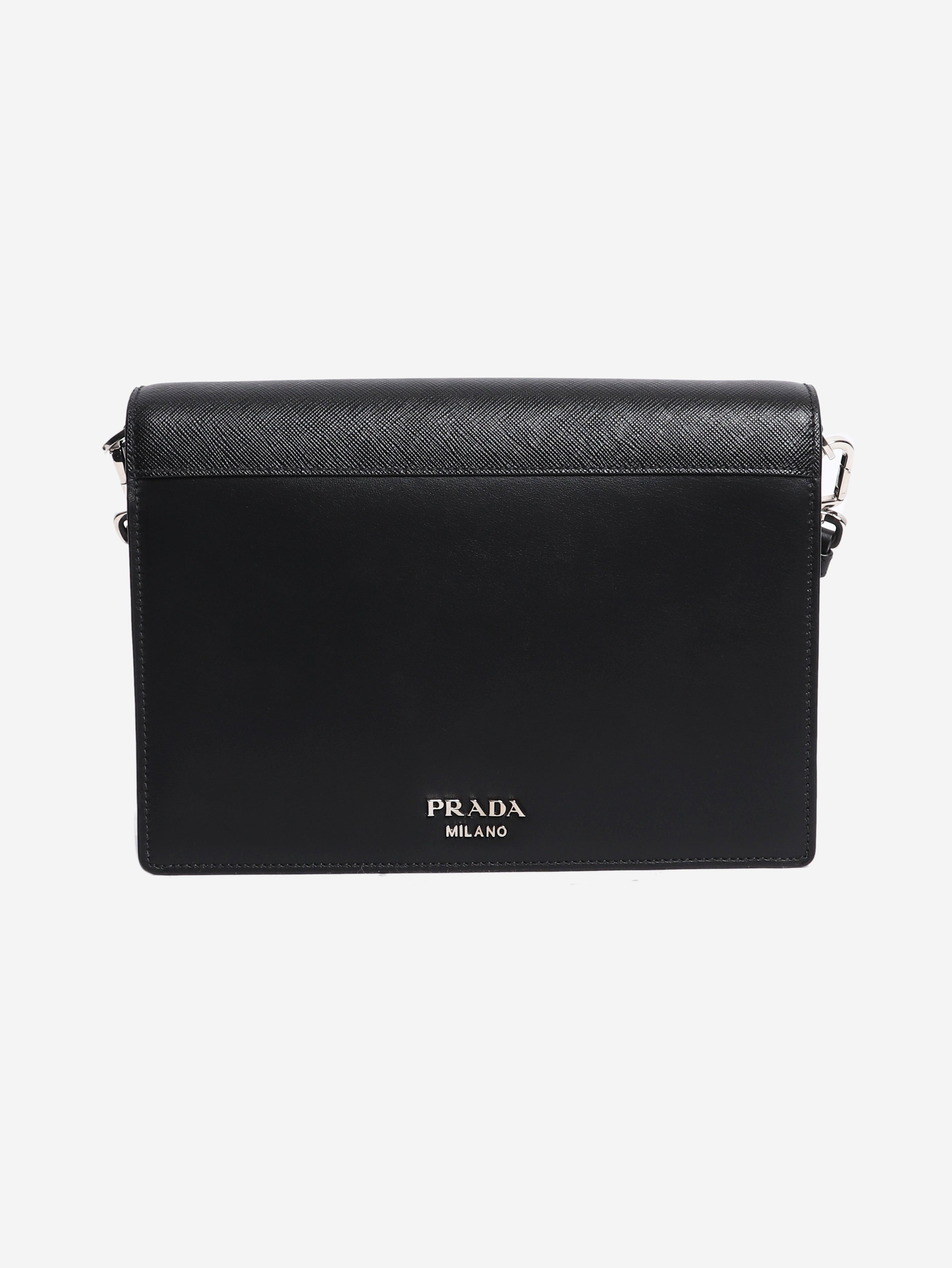 Black and orange medium Elektra robot shoulder bag Shoulder bags Prada 