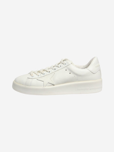 White Pure-star leather trainers - size EU 39 Trainers Golden Goose Deluxe Brand 