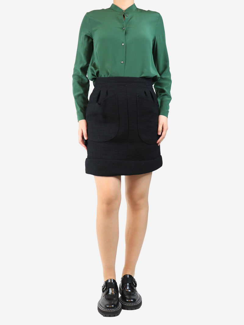 Black tweed pocket skirt - size UK 12 Skirts Balenciaga 