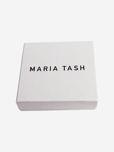 Maria Tash Silver hoop earring