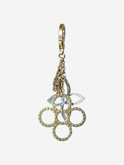 Gold branded bag charm - size Keyrings Louis Vuitton 