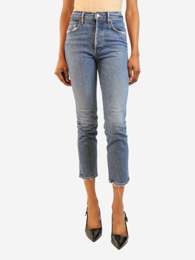 Blue slim-leg jeans - size UK 6 Denim Agolde 