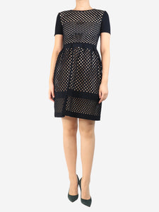 Fendi Black Abito lace dress - size UK 8