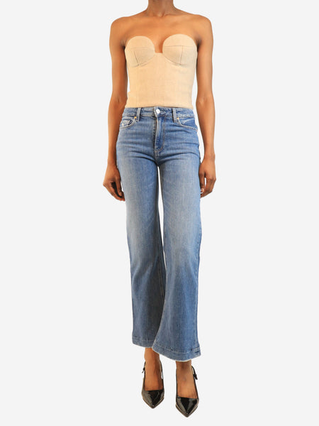 Blue Leenah wide-leg jeans - size UK 6 alternate image