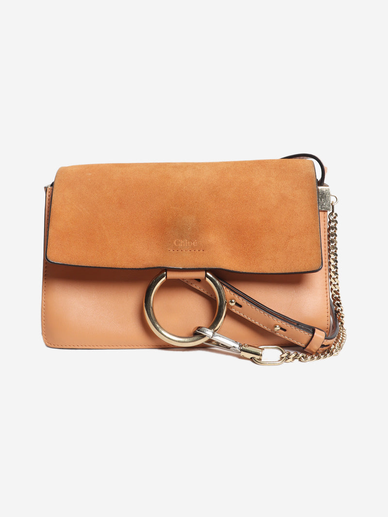 Peach Faye shoulder bag
