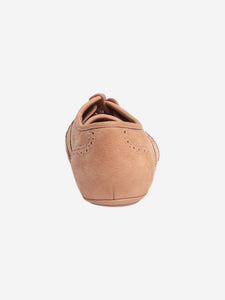 Louis Vuitton Pink nubuck low-profile trainers - size EU 39.5