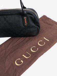Gucci Black GG canvas Princess Web Sherry Line bag