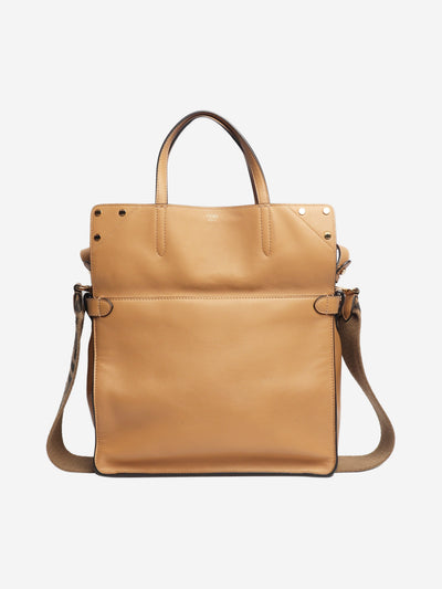 Tan Flip leather tote bag Tote Bags Fendi 
