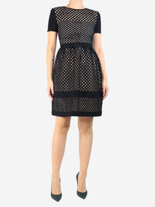Fendi Black Abito lace dress - size UK 8