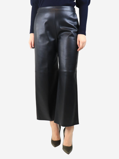 Black faux-leather trousers - size M Trousers S Max Mara 