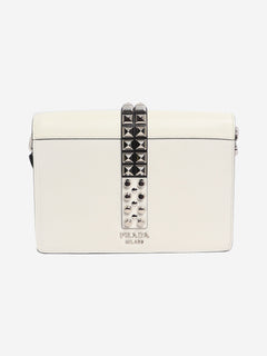 White Elektra leather bag Shoulder bags Prada 
