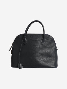 Hermes Navy blue Bolide top handle bag