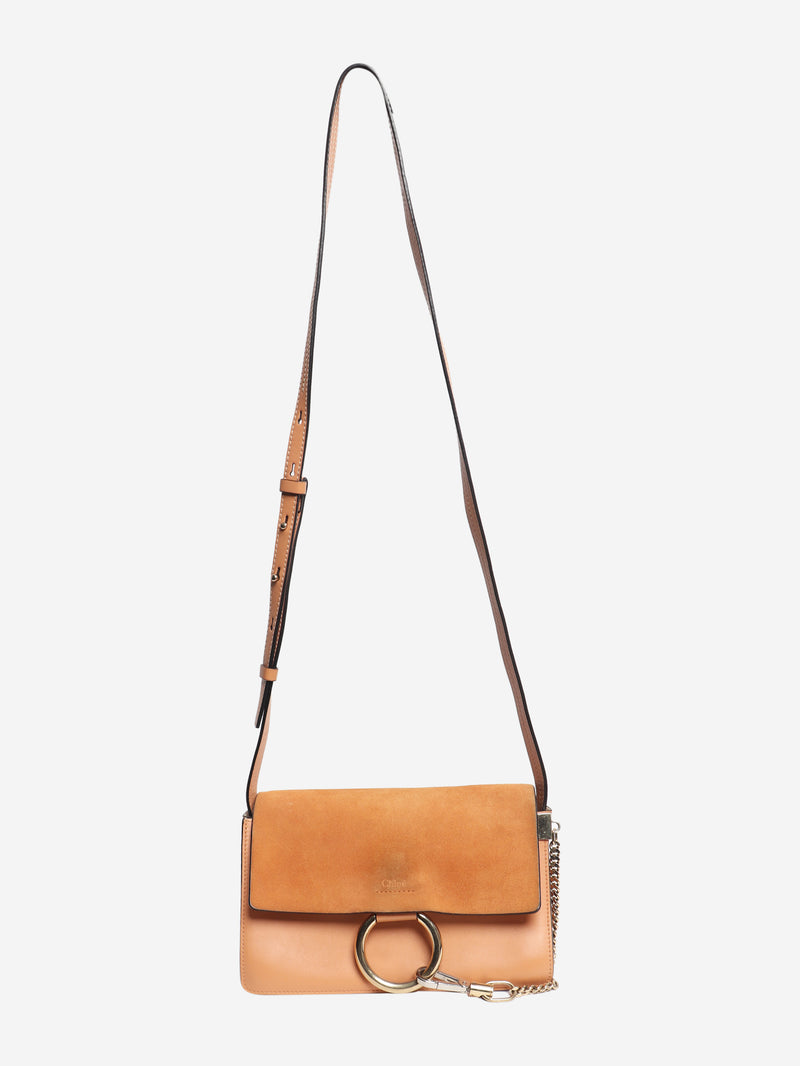 Peach Faye shoulder bag