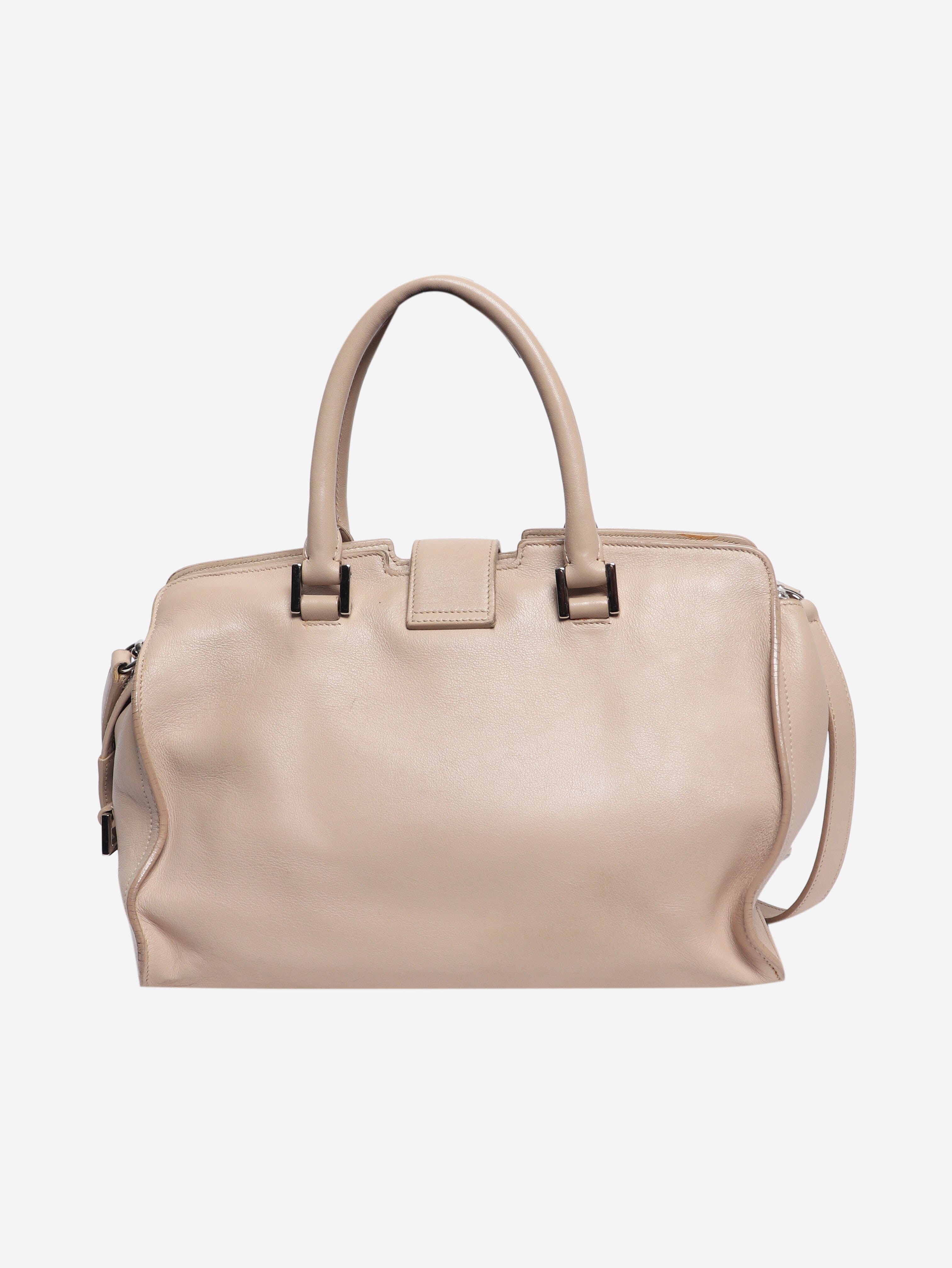 Neutral Monogram Cabas 2way bag Cross-body Bags Saint Laurent 