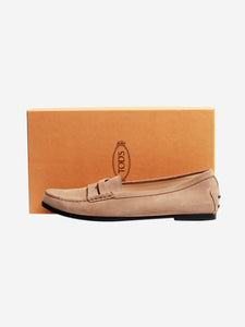 Tod's Beige Gommino loafers - size EU 39.5