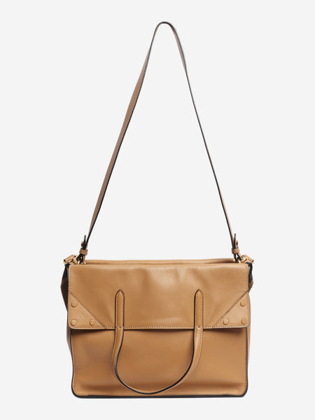 Tan Flip leather tote bag alternate image