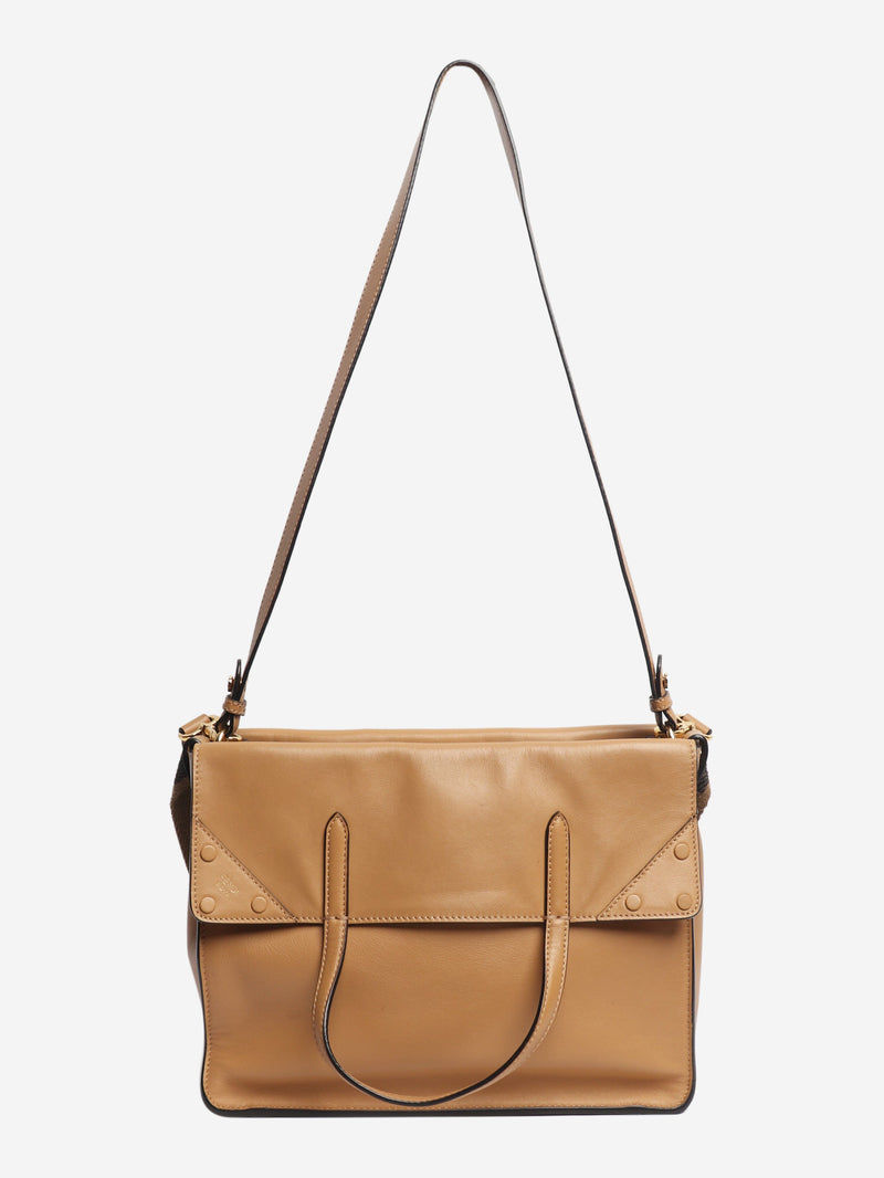 Tan Flip leather tote bag Tote Bags Fendi 