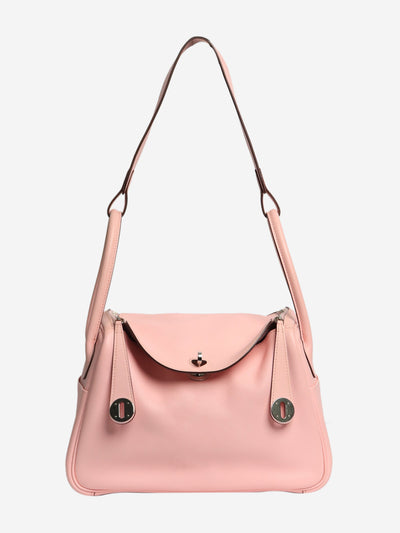 Rose sakura Lindy mini bag Top Handle Bags Hermes 