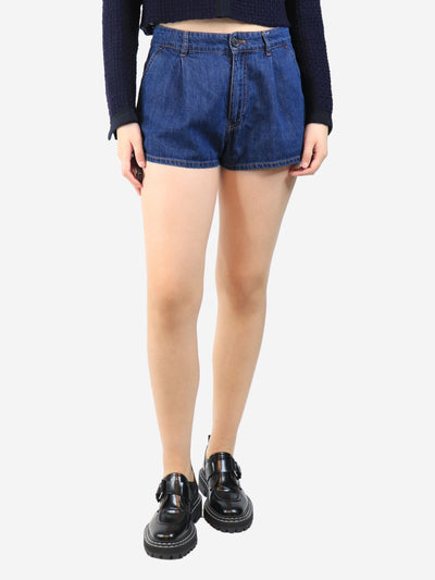 Darkwash denim shorts - size UK 8 Shorts Miu Miu 