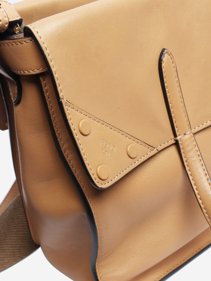 Tan Flip leather tote bag Tote Bags Fendi 